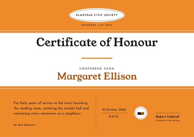 Triband certificate design